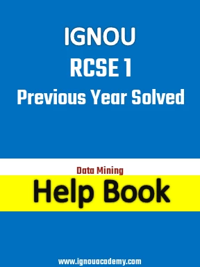 IGNOU RCSE 1 Previous Year Solved Question Paper